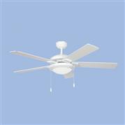 White 4-Blade Ceiling Fan