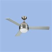 Silver 3-Blade Ceiling Fan